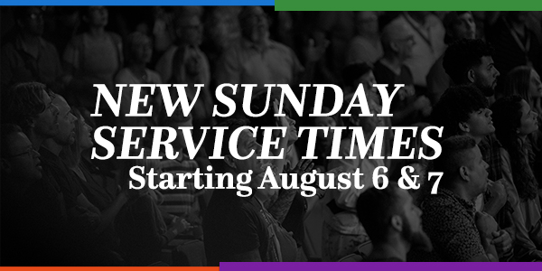 NEW Sunday Service Times
